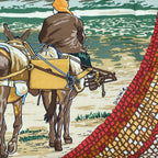 Hermes Carre 90 Under the Himalayan Cedar Sous le Cedre Silk Scarf Brown — view 6