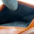 Fendi Vintage Pecan Pattern Leather Bifold Wallet Mini Billfold Coin Case Brown — view 9