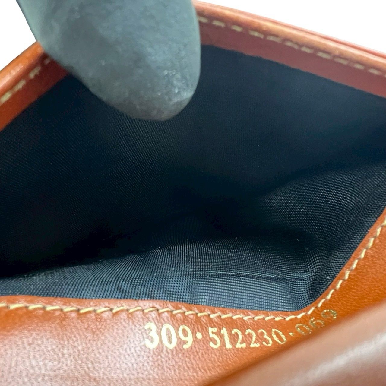 Fendi Vintage Pecan Pattern Leather Bifold Wallet Mini Billfold Coin Case Brown — view 9