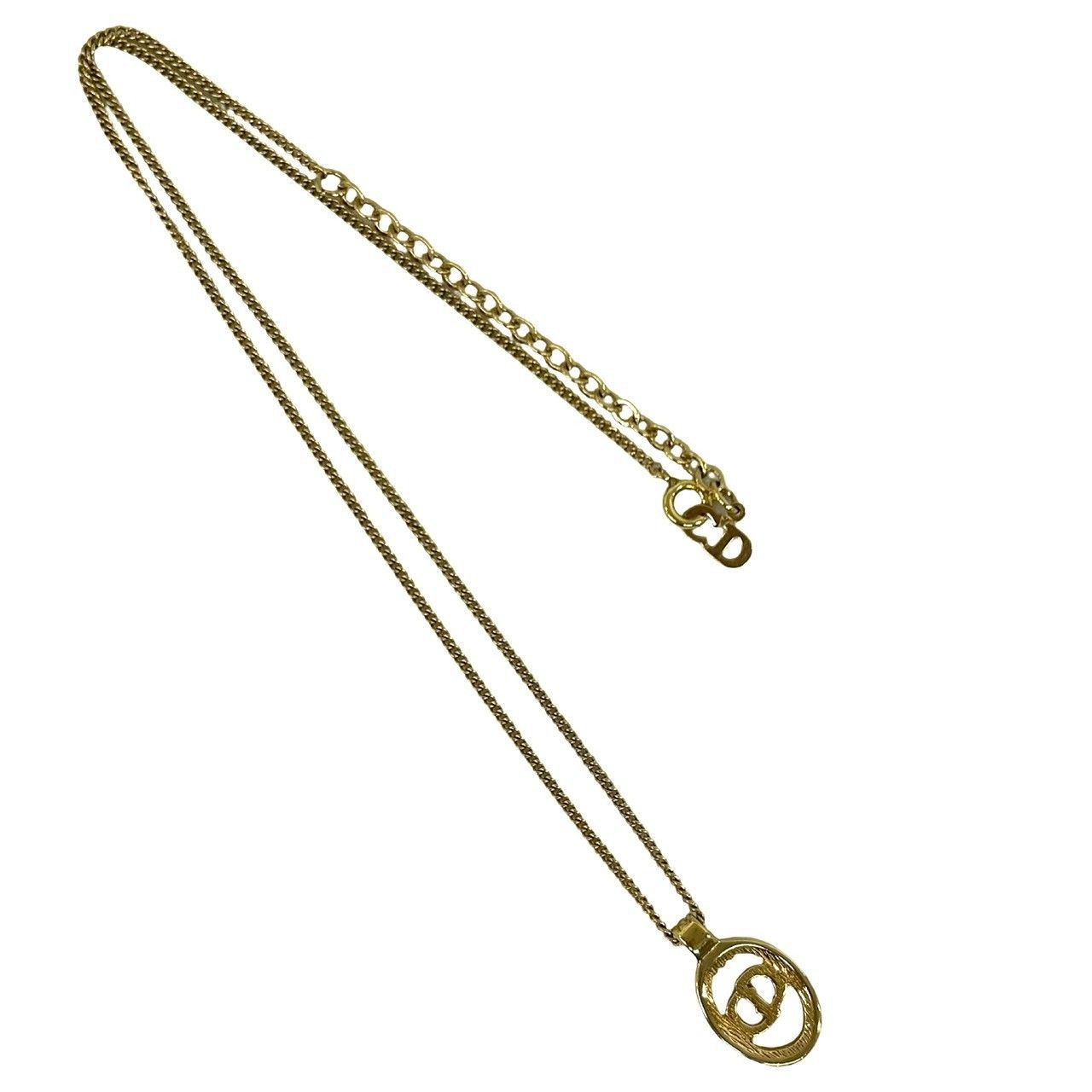 Dior Vintage CD Logo Pendant Gold — view 5