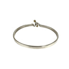 Tiffany & Co Double Hook Bangle 925 Sterling Silver Gold Bracelet — view 7