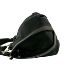 Celine Bitter Sweet Triomphe Logo Leather Mini Boston Bag Black — view 5