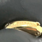 Dior Vintage CD Logo Earrings Gold — view 3