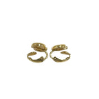 Dior Vintage CD Logo Earrings Gold — view 5