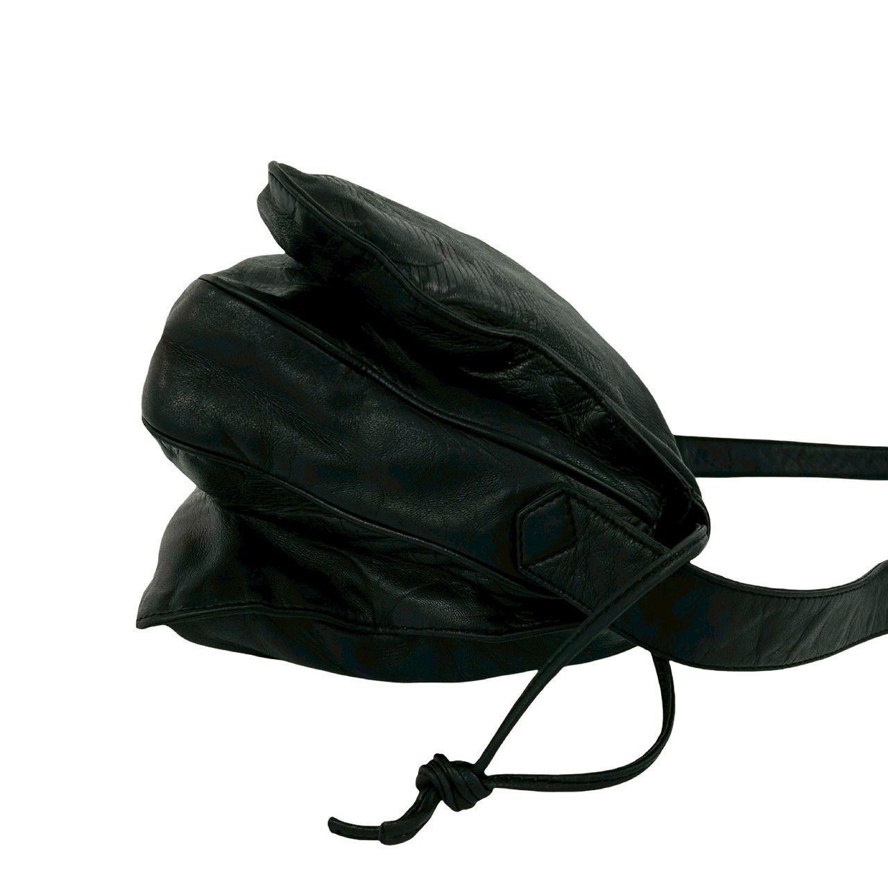 Loewe Vintage Anagram Logo Nappa Leather Drawstring Mini Shoulder Bag Pochette — view 6