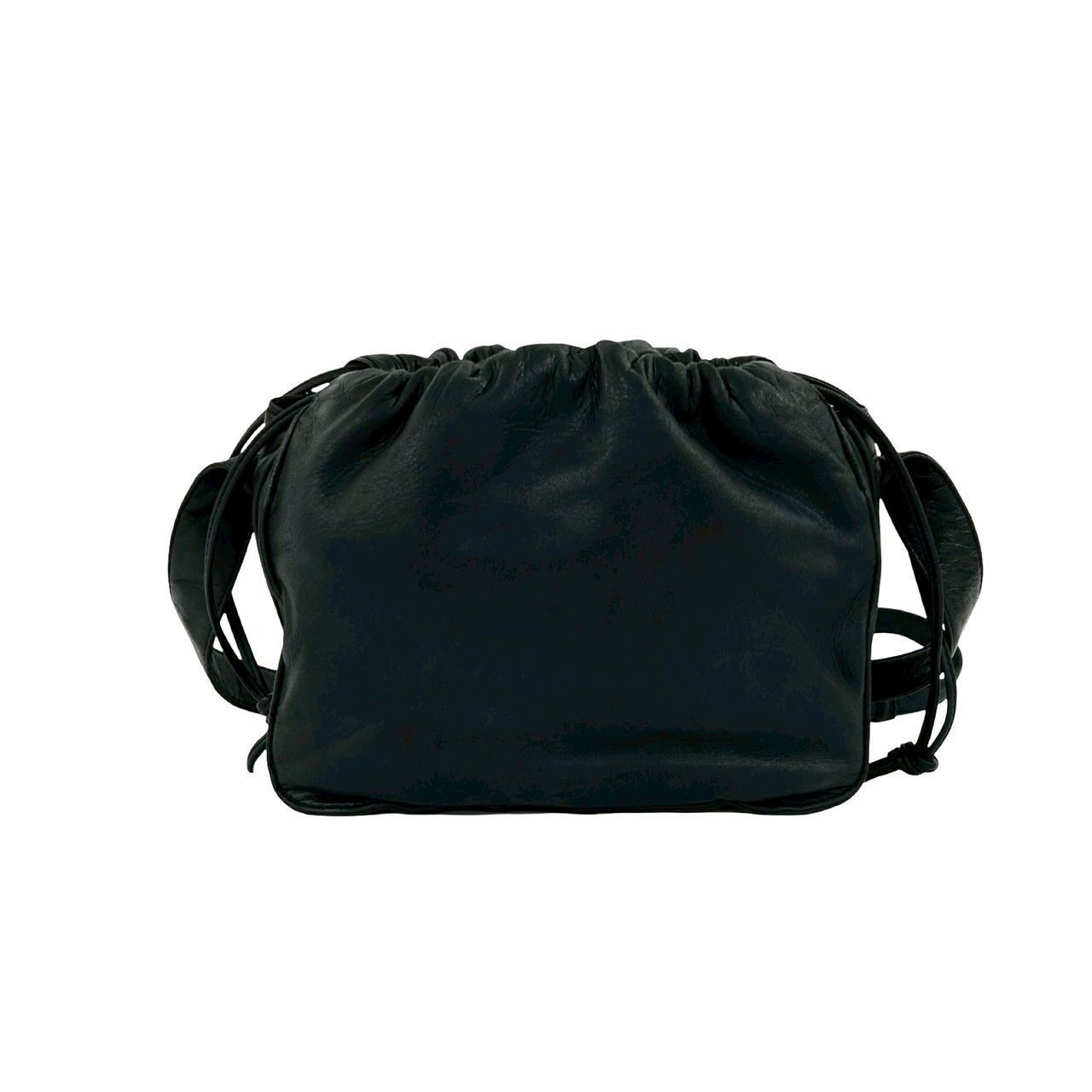Loewe Vintage Anagram Logo Nappa Leather Drawstring Mini Shoulder Bag Pochette — view 3