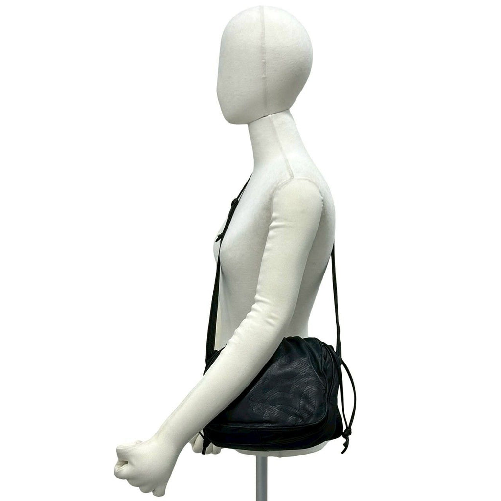 Loewe Vintage Anagram Logo Nappa Leather Drawstring Mini Shoulder Bag Pochette — view 2