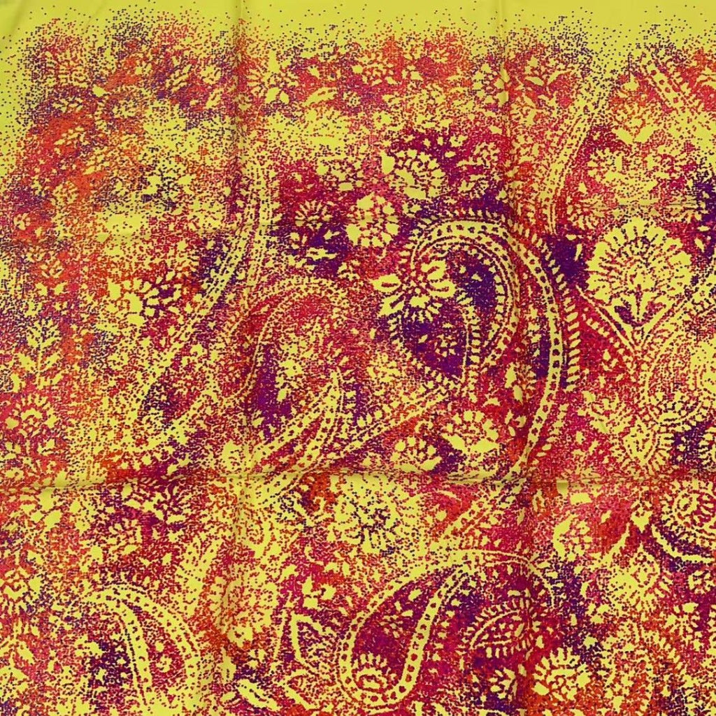 Hermes Scarf Silk Carre 90 Indian Yellow — view 3