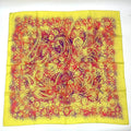 Hermes Scarf Silk Carre 90 Indian Yellow