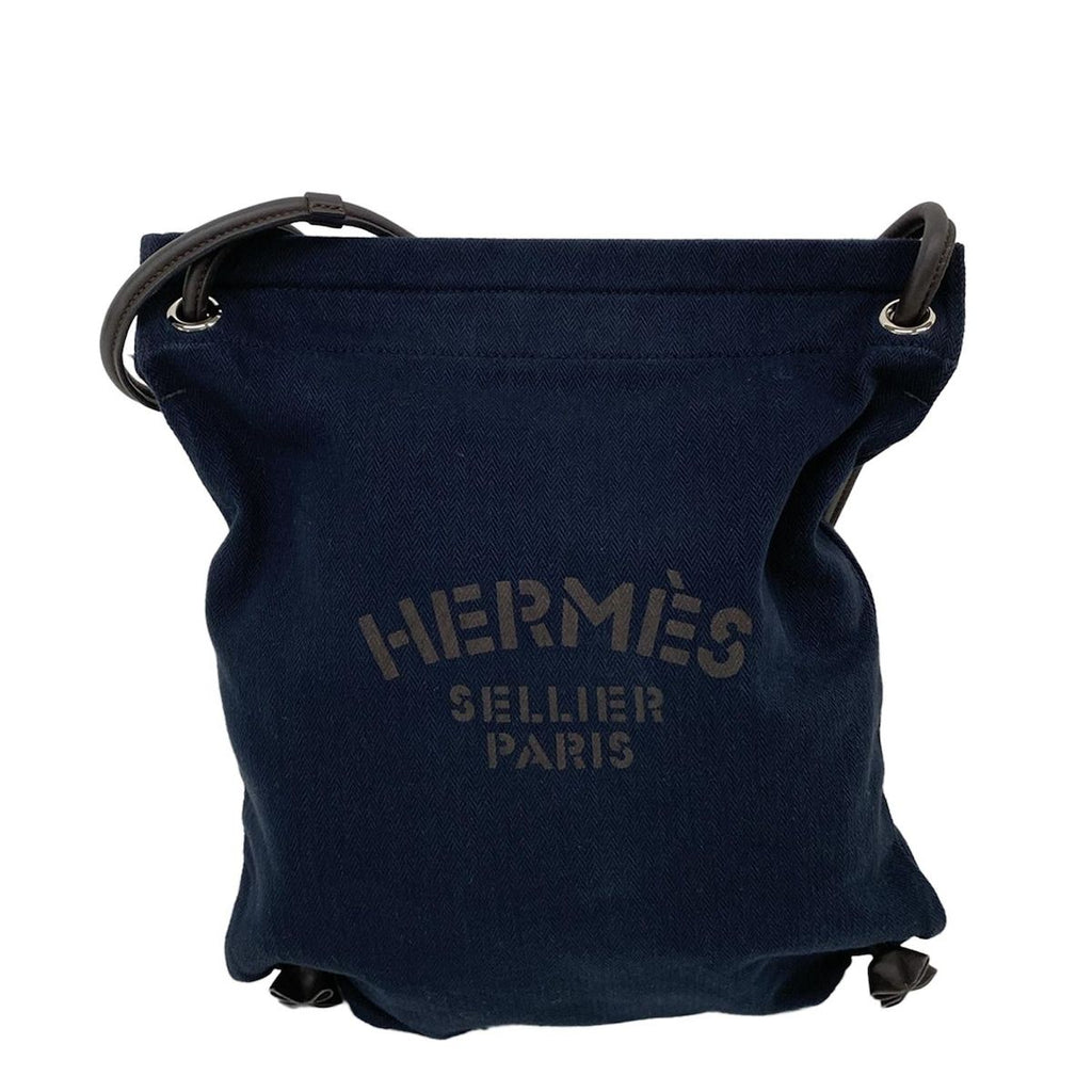 Hermes Shoulder Bag Marine Blue Indigo Ebene Silver