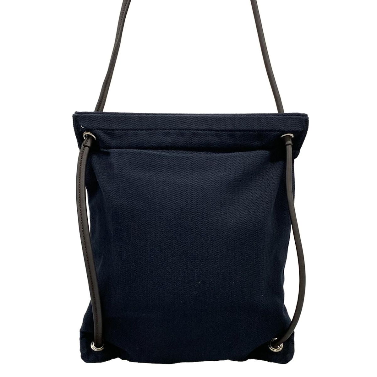 Hermes Shoulder Bag Marine Blue Indigo Ebene Silver — view 3