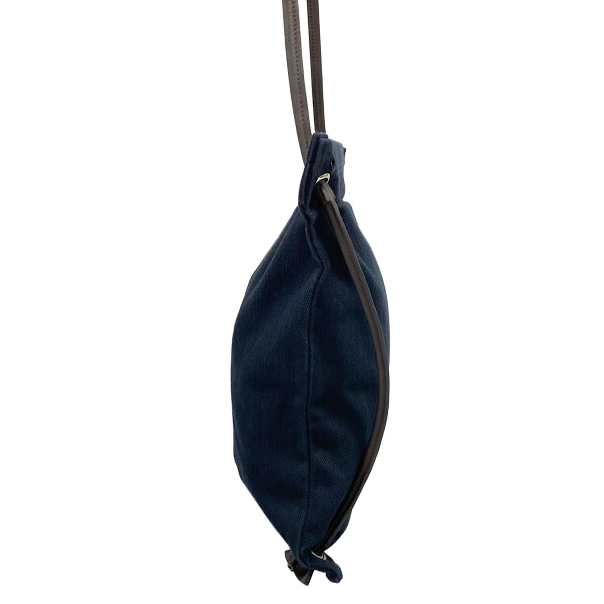 Hermes Shoulder Bag Marine Blue Indigo Ebene Silver — view 4
