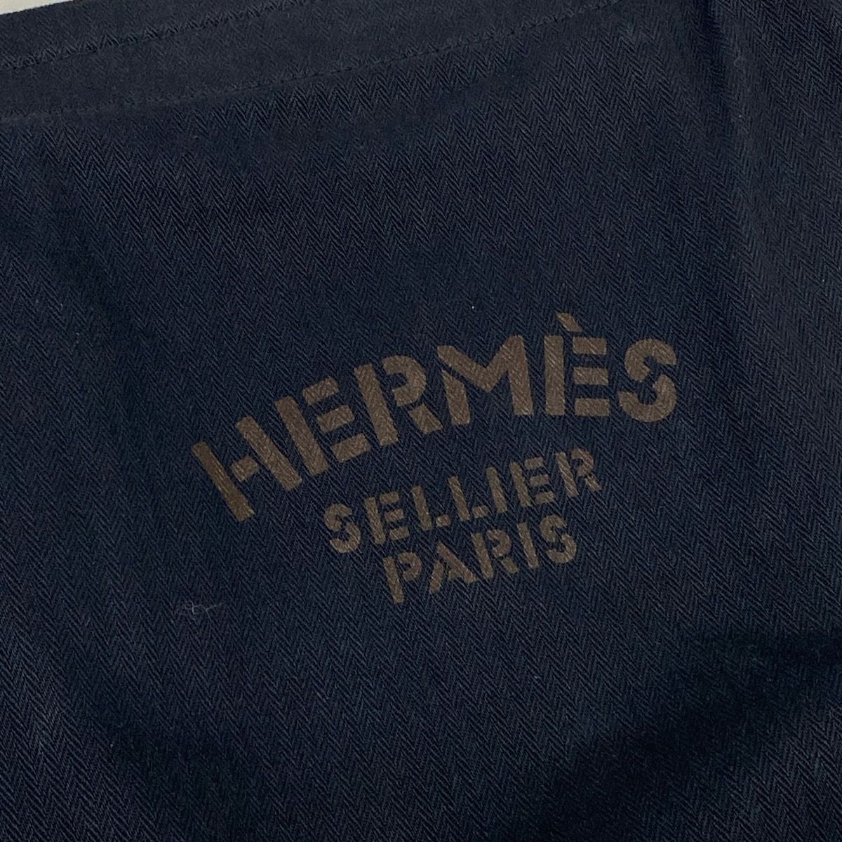 Hermes Shoulder Bag Marine Blue Indigo Ebene Silver — view 9