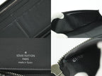 Louis Vuitton LV Zippy Wallet Vertical Monogram Eclipse Black Gray — view 9