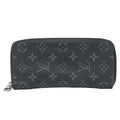 Louis Vuitton LV Zippy Wallet Vertical Monogram Eclipse Black Gray