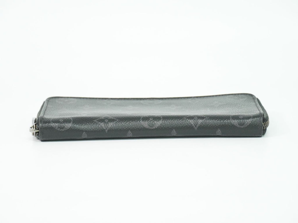 Louis Vuitton LV Zippy Wallet Vertical Monogram Eclipse Black Gray — view 3