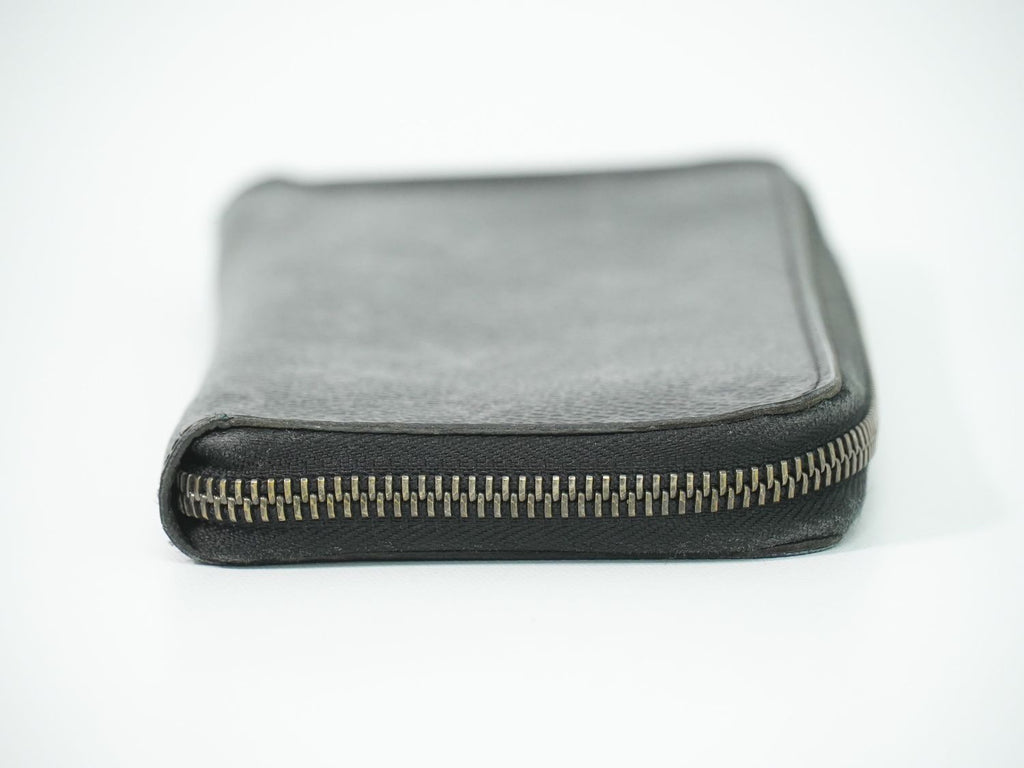 Louis Vuitton LV Zippy Wallet Vertical Monogram Eclipse Black Gray — view 4