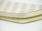 Louis Vuitton LV Zippy Organizer Damier Azur Wallet White Gray — view 7