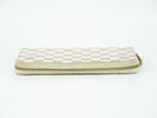 Louis Vuitton LV Zippy Organizer Damier Azur Wallet White Gray — view 5