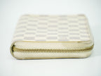 Louis Vuitton LV Zippy Organizer Damier Azur Wallet White Gray — view 4