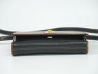 Celine Leather Shoulder Bag Pochette Black — view 3
