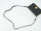 Celine Leather Shoulder Bag Pochette Black — view 4