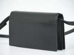 Saint Laurent Leather Shoulder Bag Pochette Black — view 2