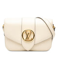 Louis Vuitton Pont Neuf Crossbody Shoulder Bag Cream White Leather