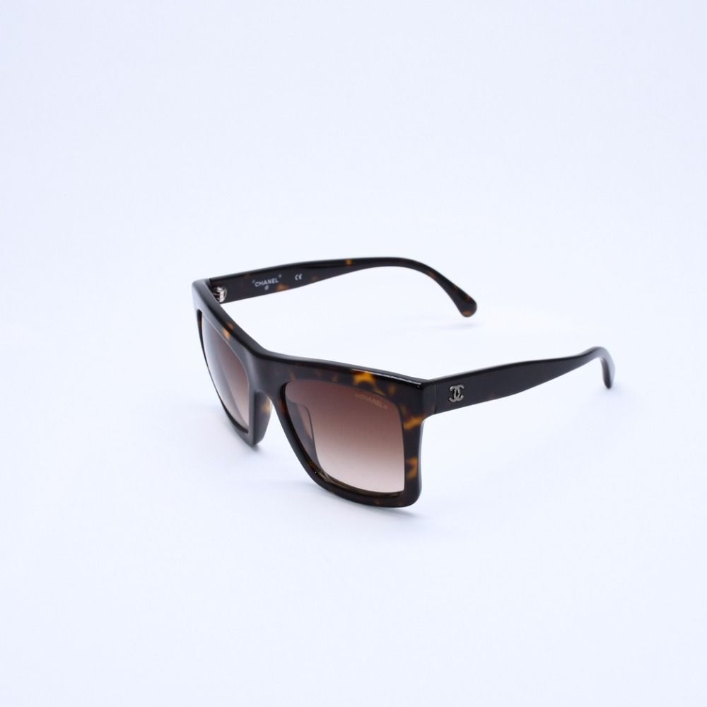 Chanel Sunglasses Eyewear CC Logo Brown Acetate — view 3