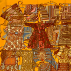 Hermes Scarf Carre 90 Voyage en Etoffes a Journey Through the World's Fabrics — view 2