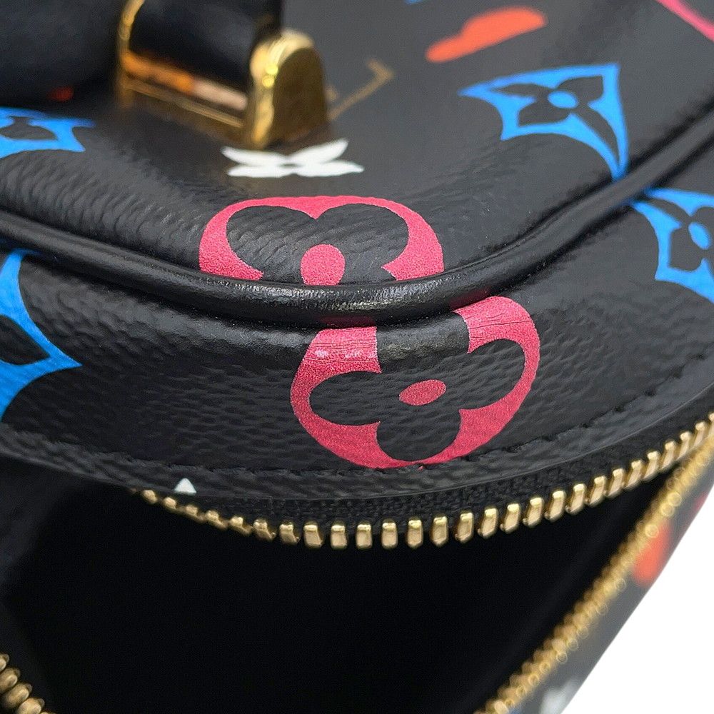 Louis Vuitton Shoulder Bag Monogram Gameon Vanity PM 2-Way Black — view 8