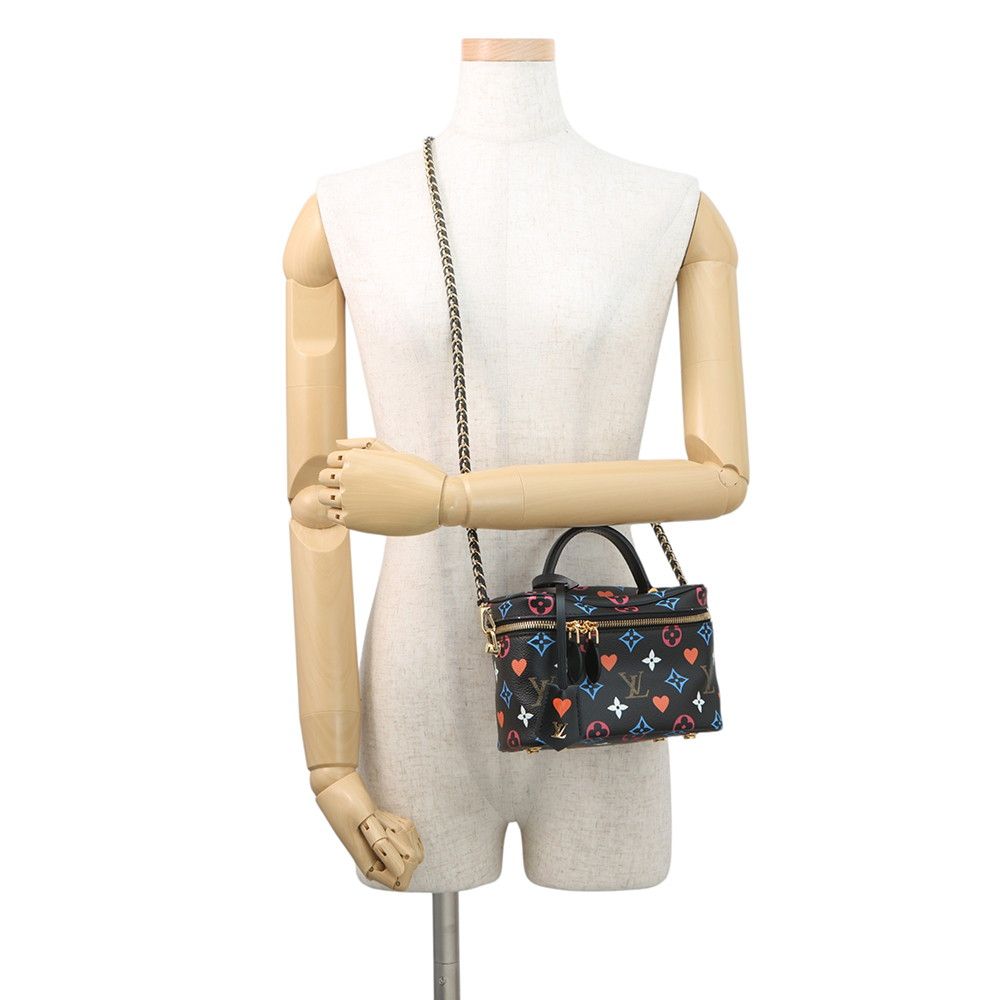 Louis Vuitton Shoulder Bag Monogram Gameon Vanity PM 2-Way Black — view 5