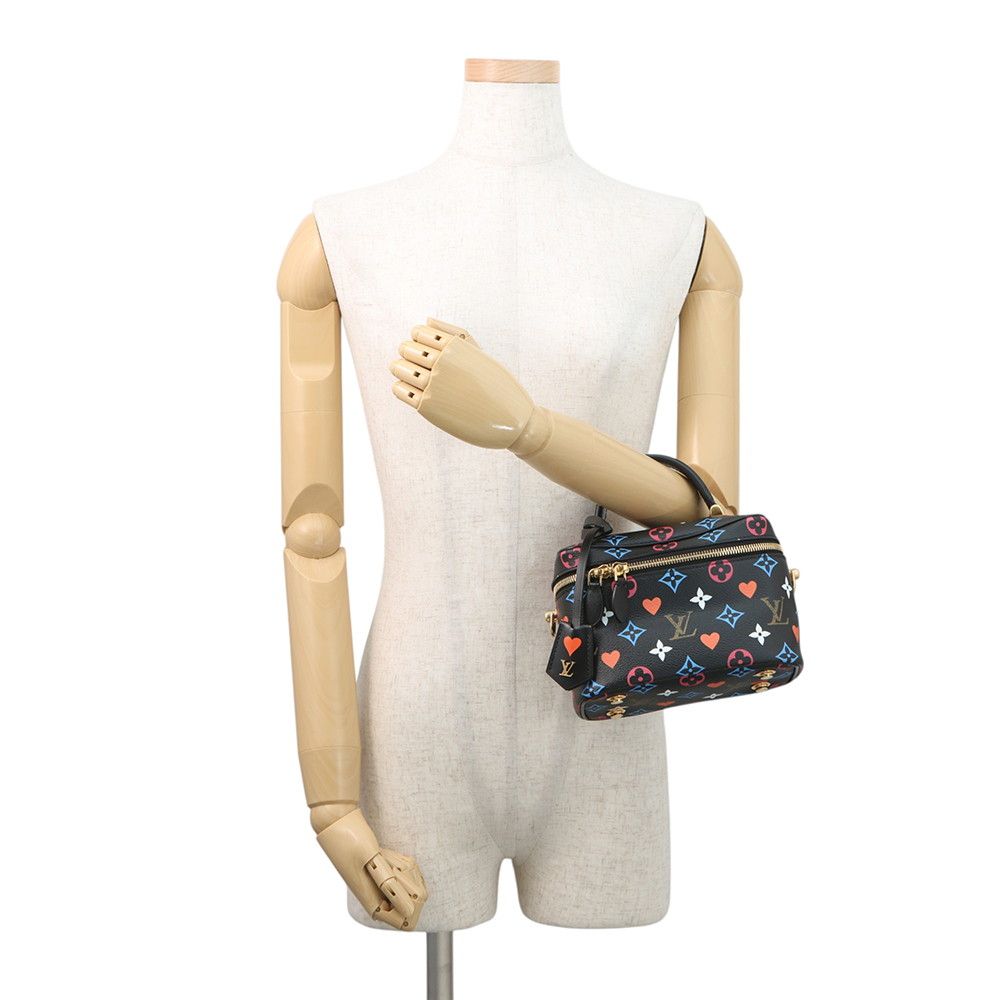 Louis Vuitton Shoulder Bag Monogram Gameon Vanity PM 2-Way Black — view 4