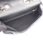 Chanel Shoulder Bag Quilted Black Lambskin Small Flap Chain — view 3