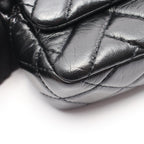 Chanel Shoulder Bag Quilted Black Lambskin Small Flap Chain — view 7