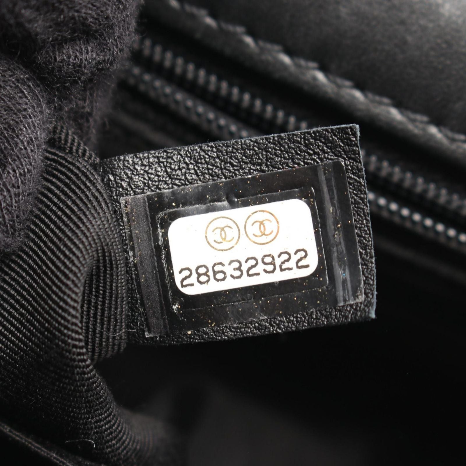 Chanel Shoulder Bag Quilted Black Lambskin Small Flap Chain — view 5