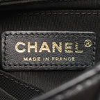 Chanel Shoulder Bag Quilted Black Lambskin Small Flap Chain — view 4