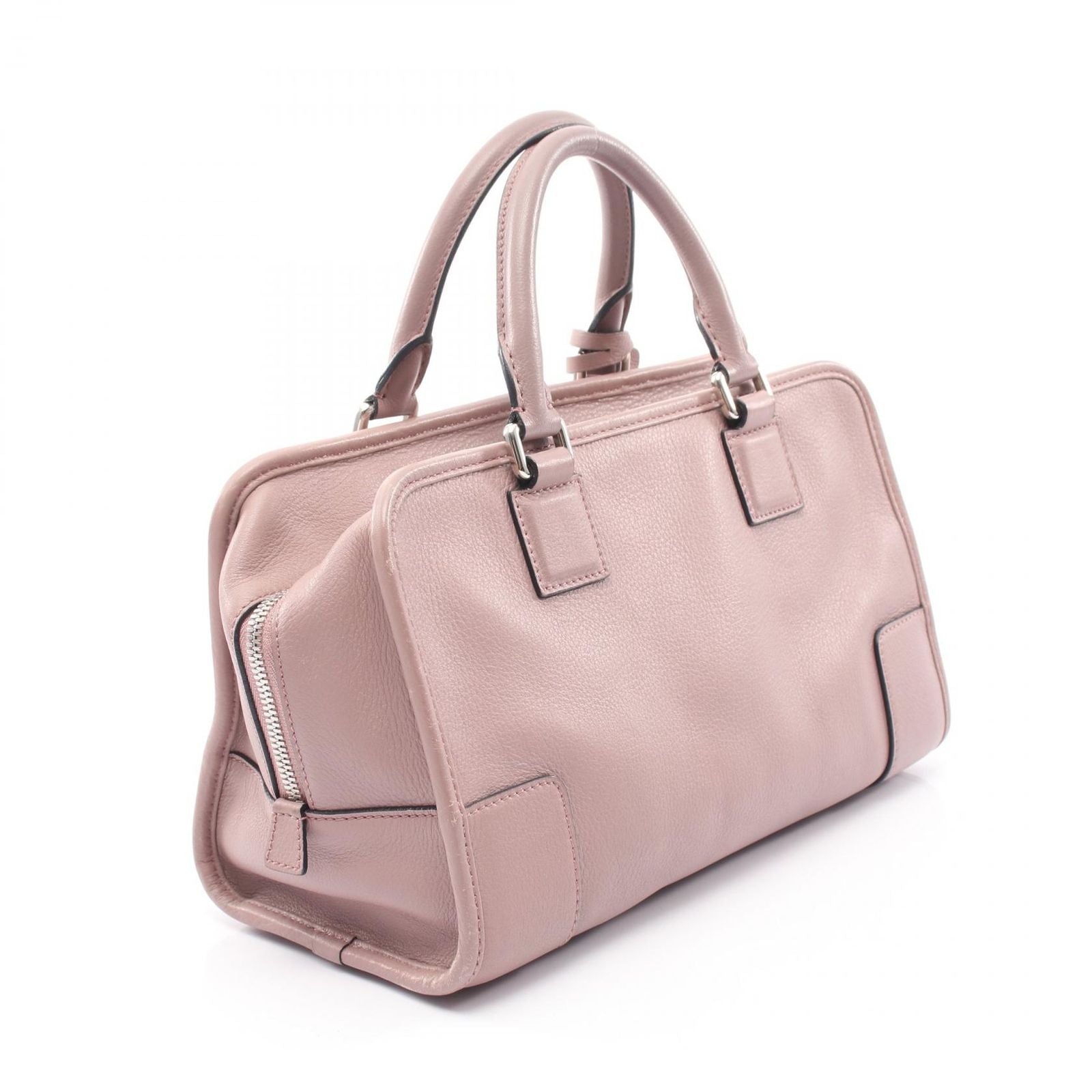 Loewe Handbag Amazona 28 Mauve Pink Leather — view 2