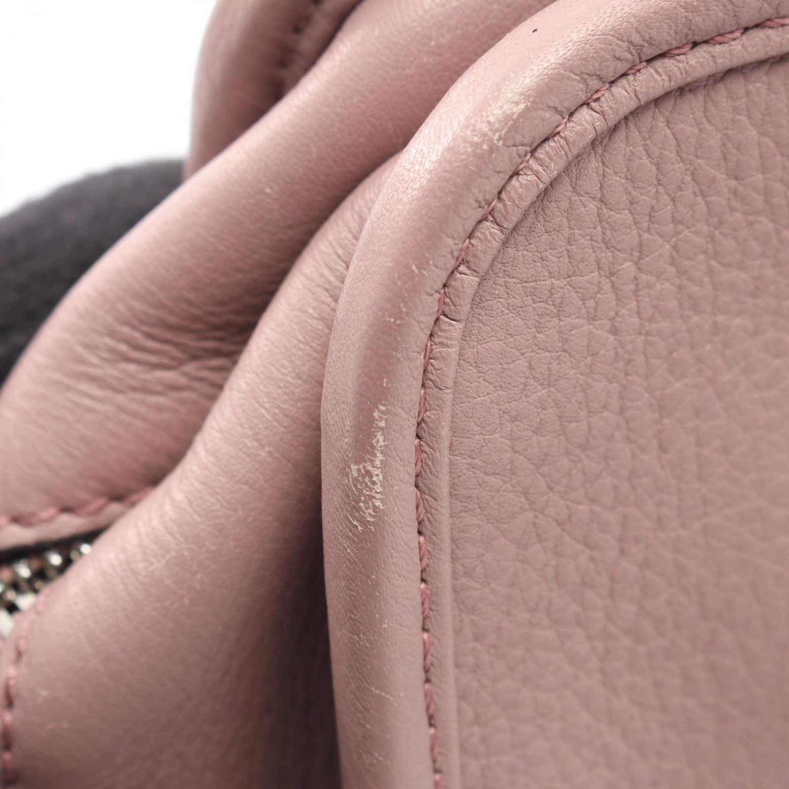 Loewe Handbag Amazona 28 Mauve Pink Leather — view 5