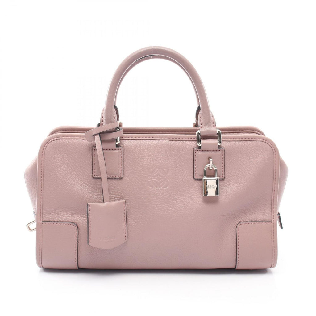 Loewe Handbag Amazona 28 Mauve Pink Leather