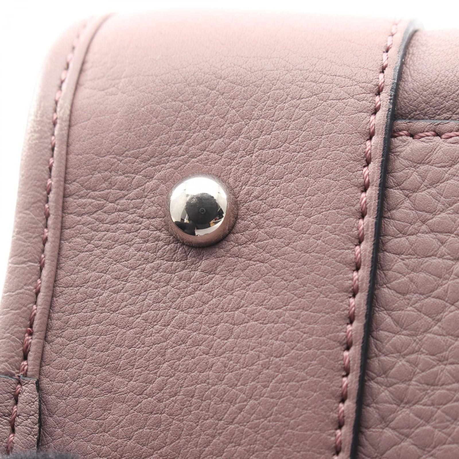 Loewe Handbag Amazona 28 Mauve Pink Leather — view 7