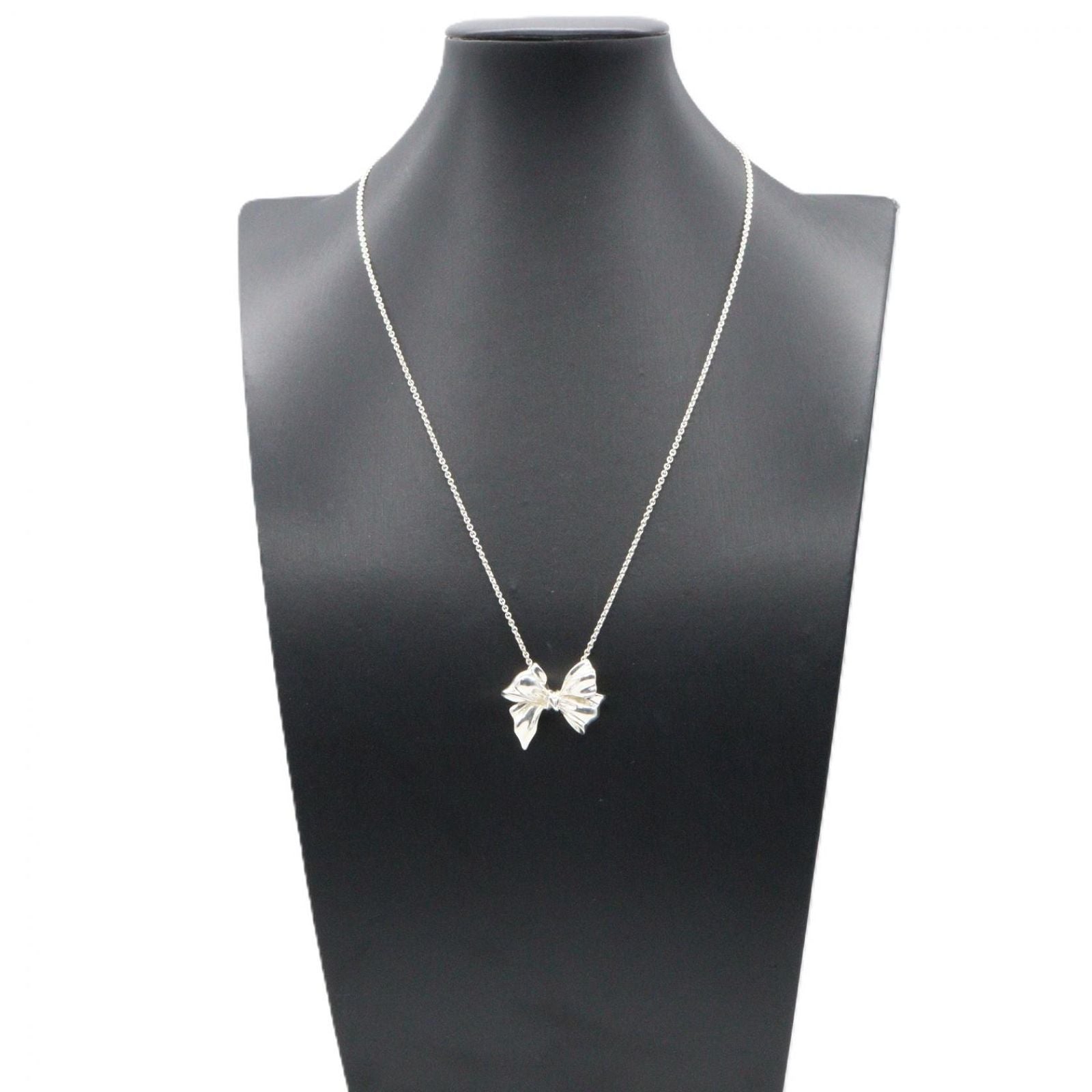 Tiffany & Co Necklace Ribbon 46 cm 925 Sterling Silver — view 6