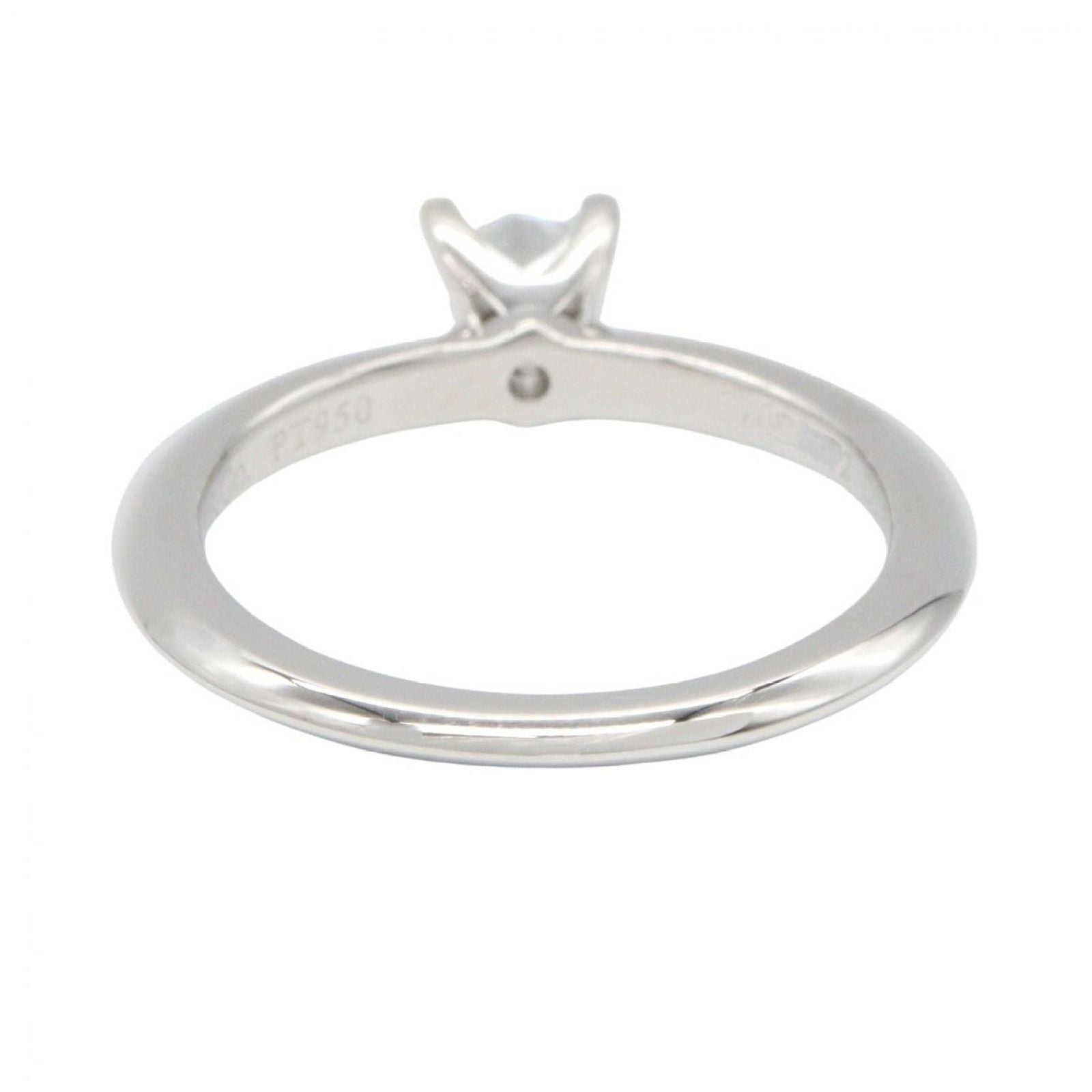 Tiffany & Co Ring Square Princess Diamond Platinum — view 3