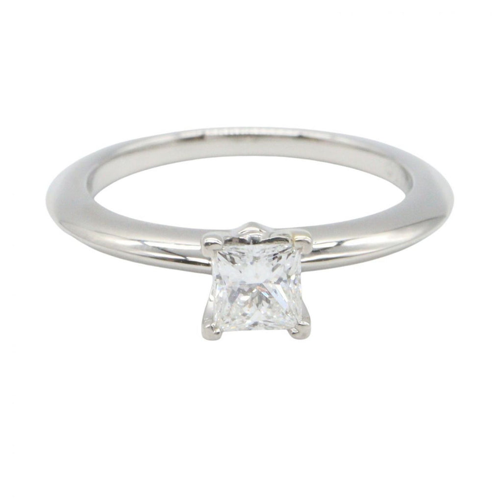 Tiffany & Co Ring Square Princess Diamond Platinum — view 2