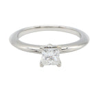 Tiffany & Co Ring Square Princess Diamond Platinum — view 2