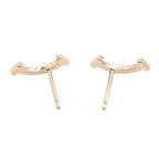 Tiffany & Co Earrings T Smile Mini 18k Pink Gold — view 3