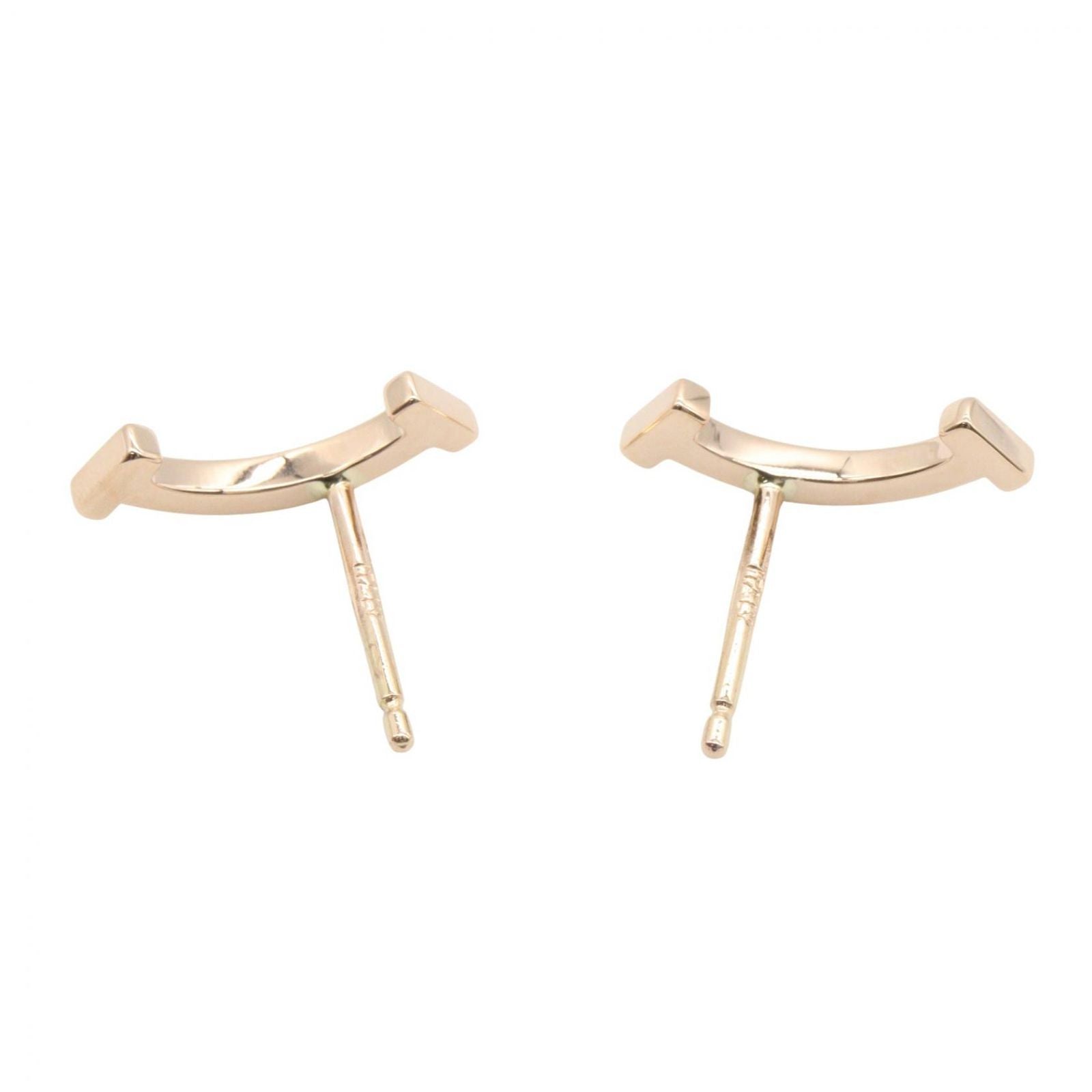 Tiffany & Co Earrings T Smile Mini 18k Pink Gold — view 3