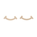 Tiffany & Co Earrings T Smile Mini 18k Pink Gold