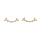 Tiffany & Co Earrings T Smile Mini 18k Pink Gold