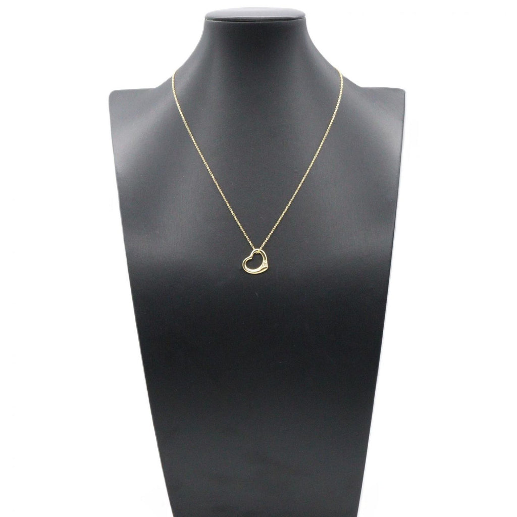 Tiffany & Co Necklace Open Heart SM 40.5 18k — view 6